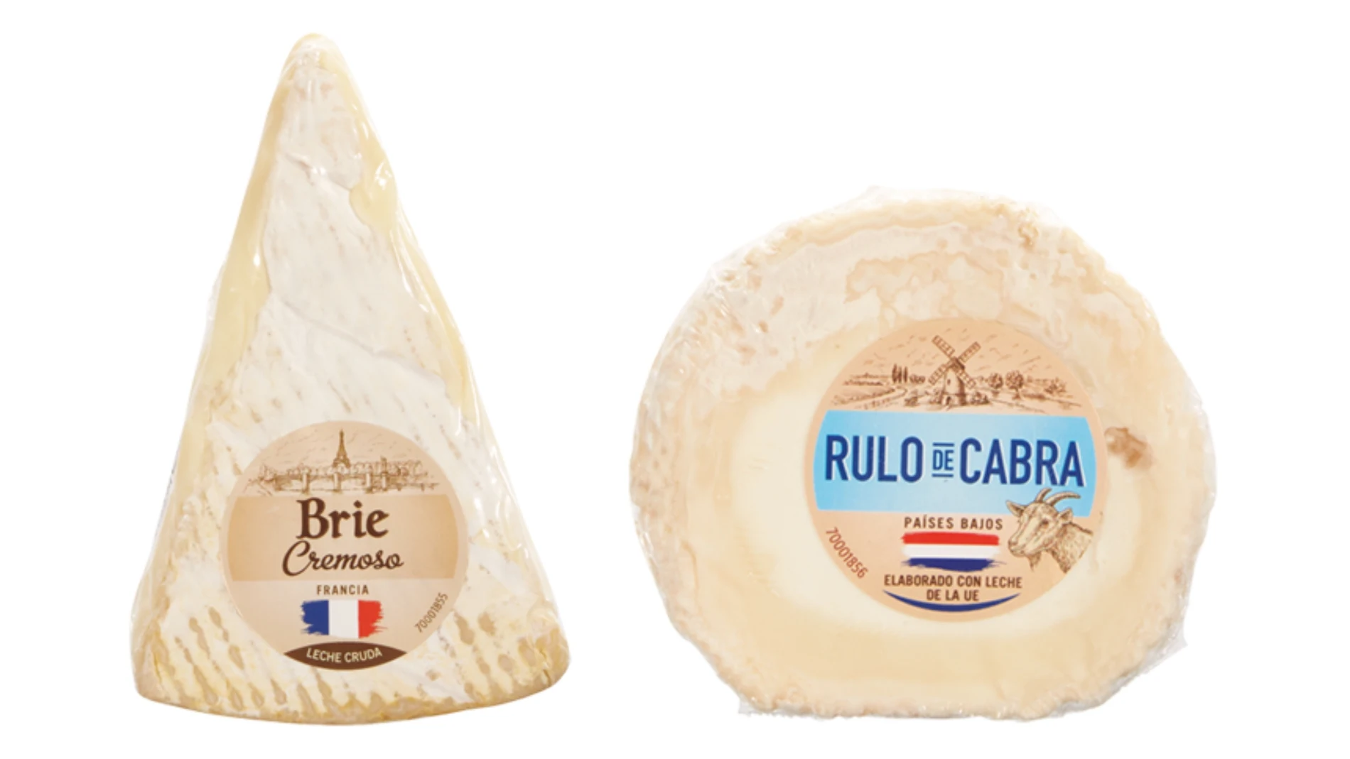 Queso brie y rulo de cabra de Lidl Queso brie y rulo de cabra de Lidl