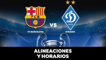 Barcelona - Dinamo de Kiev: Horario, alineaciones y dónde ver el partido