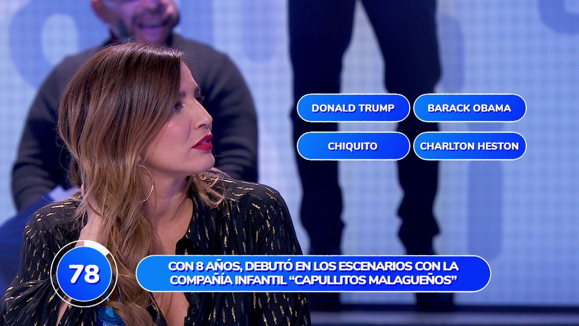 Un curioso dato sobre Donald Trump provoca el error de Lucía Jiménez en ‘Una de Cuatro’
