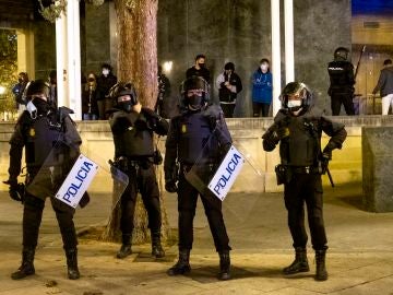 Agentes de la Policía Nacional en Logroño
