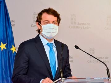 El presidente de la Junta de Castilla y León, Alfonso Fernández Mañueco