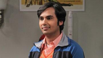 Kunal Nayyar como Raj en 'The Big Bang Theory'