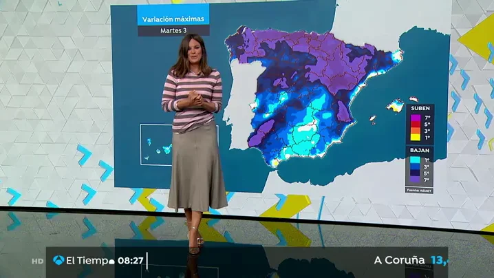 La inestabilidad, los cielos nubosos y las precipitaciones ser&aacute;n la t&oacute;nica dominante este martes