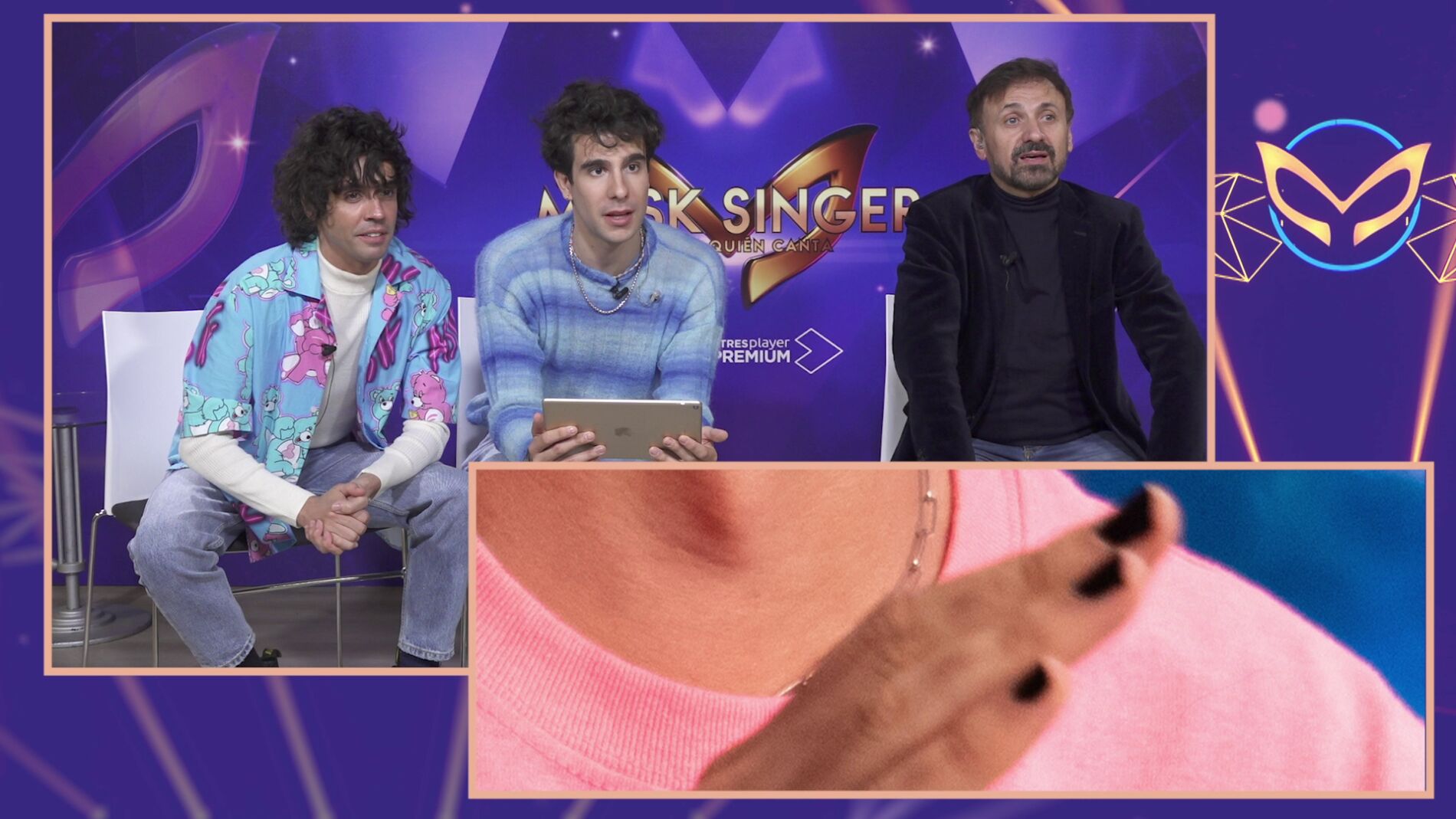 Los investigadores de 'Mask Singer' y Arturo Valls, &iexcl;a prueba con el juego de agudeza visual definitivo!