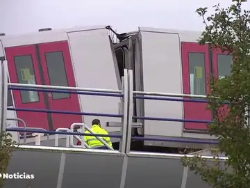 Dos colas de ballena evitan una catástrofe en el metro de Holanda Dos colas de ballena evitan una catástrofe en el metro de Holanda