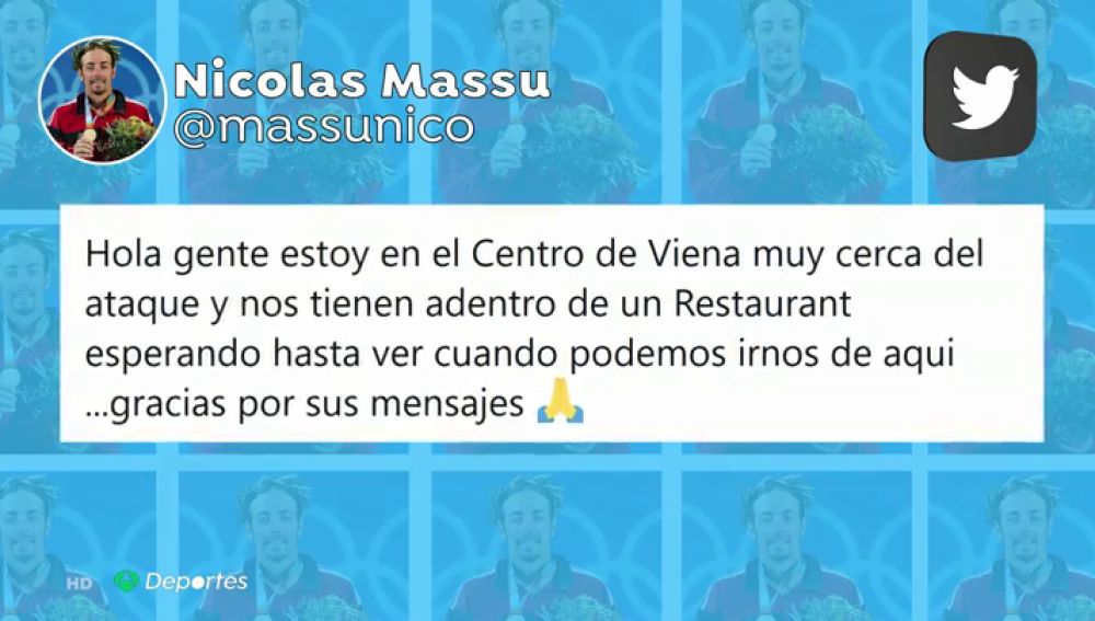 El dramático relato del extenista Nicolás Massú de los atentados de Viena: "Estuvimos ocho horas encerrados en un restaurante"