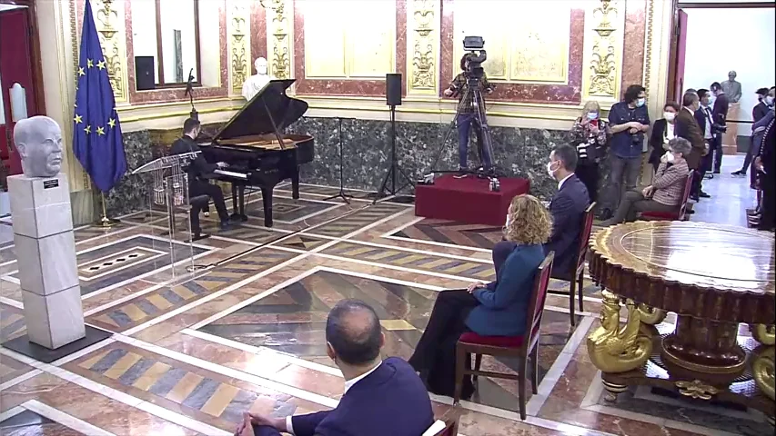 Homenaje en el Congreso al presidente de la Segunda República Manuel Azaña Homenaje en el Congreso al presidente de la Segunda República Manuel Azaña