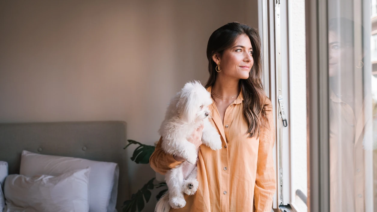 Perro en casa