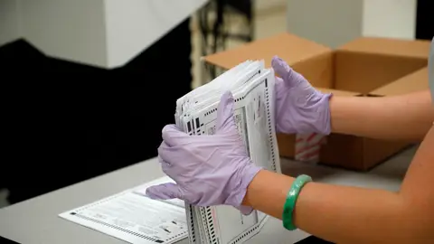 Una urna de votación en Estados Unidos Una urna de votación en Estados Unidos