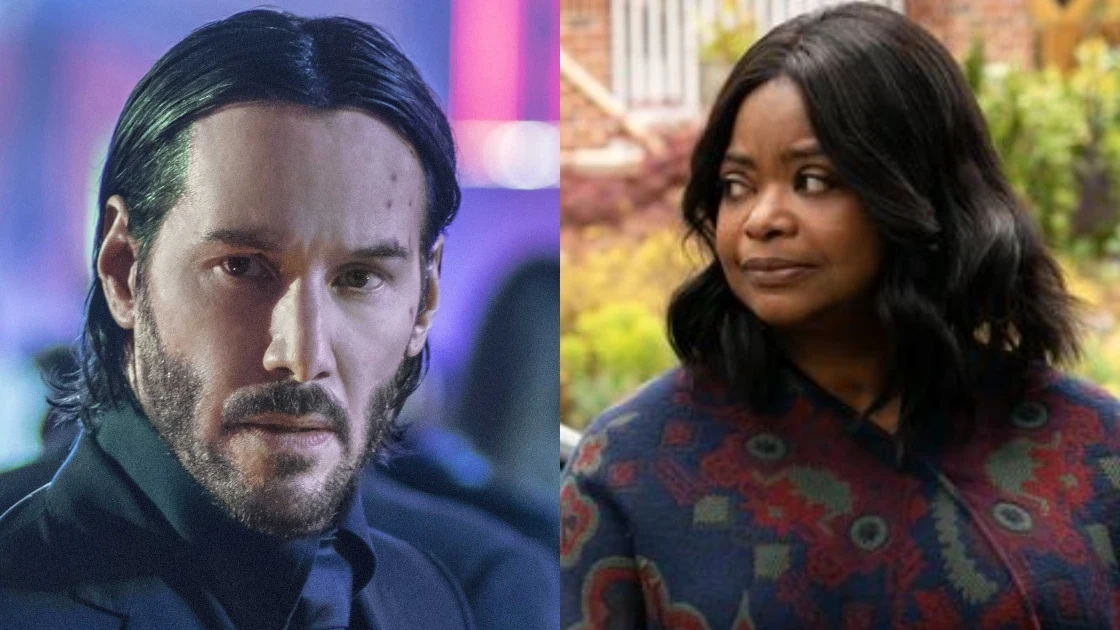Keanu Reeves y Octavia Spencer Keanu Reeves y Octavia Spencer