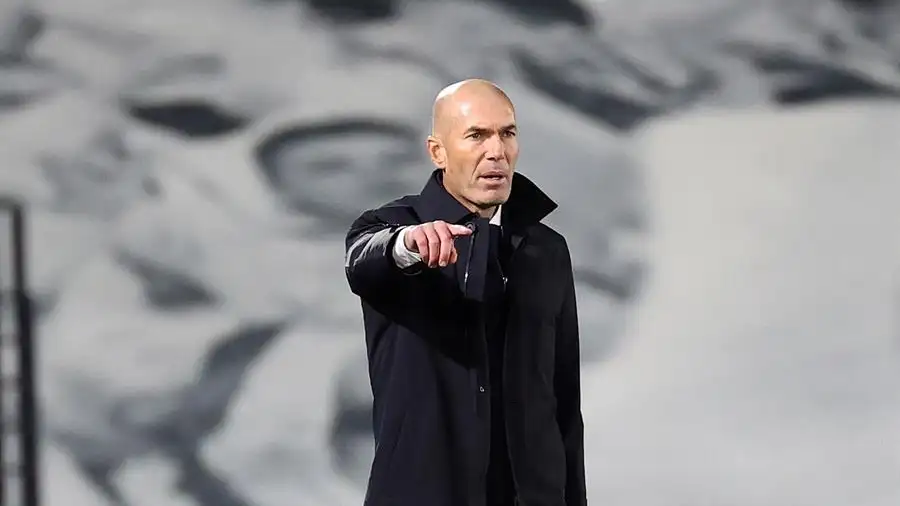 El entrenador del Real Madrid, Zinedine Zidane. El entrenador del Real Madrid, Zinedine Zidane.