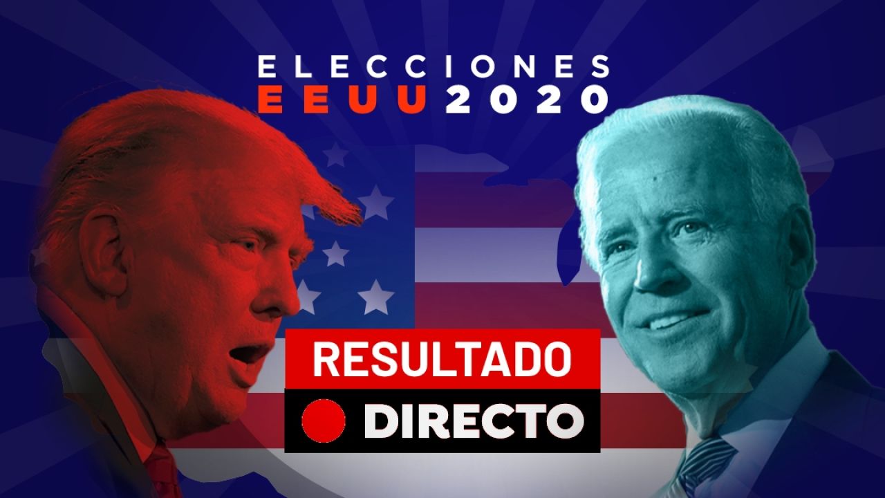 Resultado Elecciones EEUU 2020: Ganador de las elecciones de Estados Unidos, Donald Trump y Joe Biden, en directo