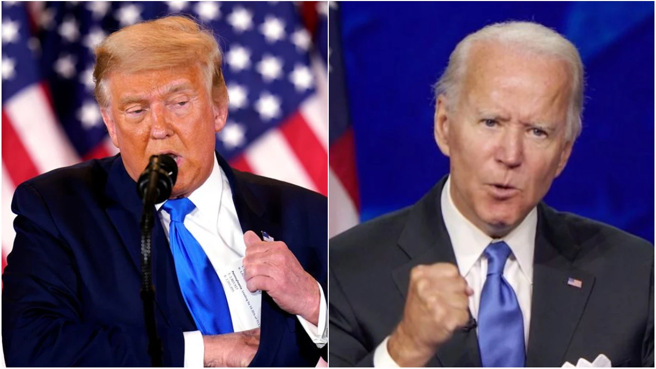 Donald Trump y Joe Biden