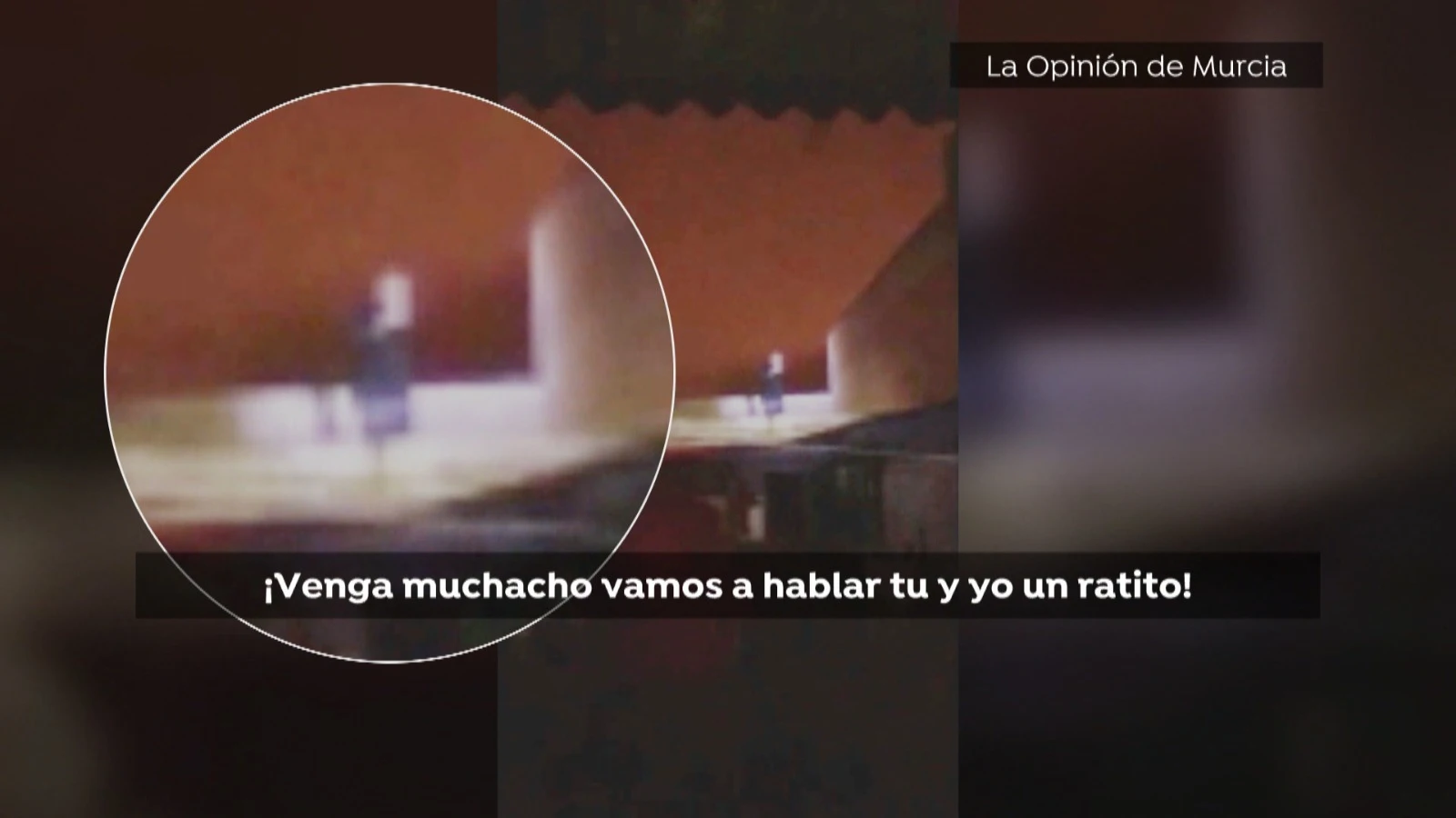 Hombre atrincherado