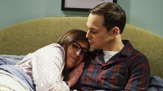 Sheldon y Amy en 'The Big Bang Theory'