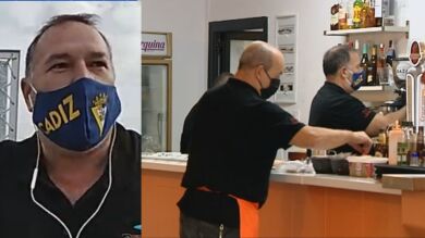 Germán abre un bar en Cádiz en plena ola de restricciones por el coronavirus: 