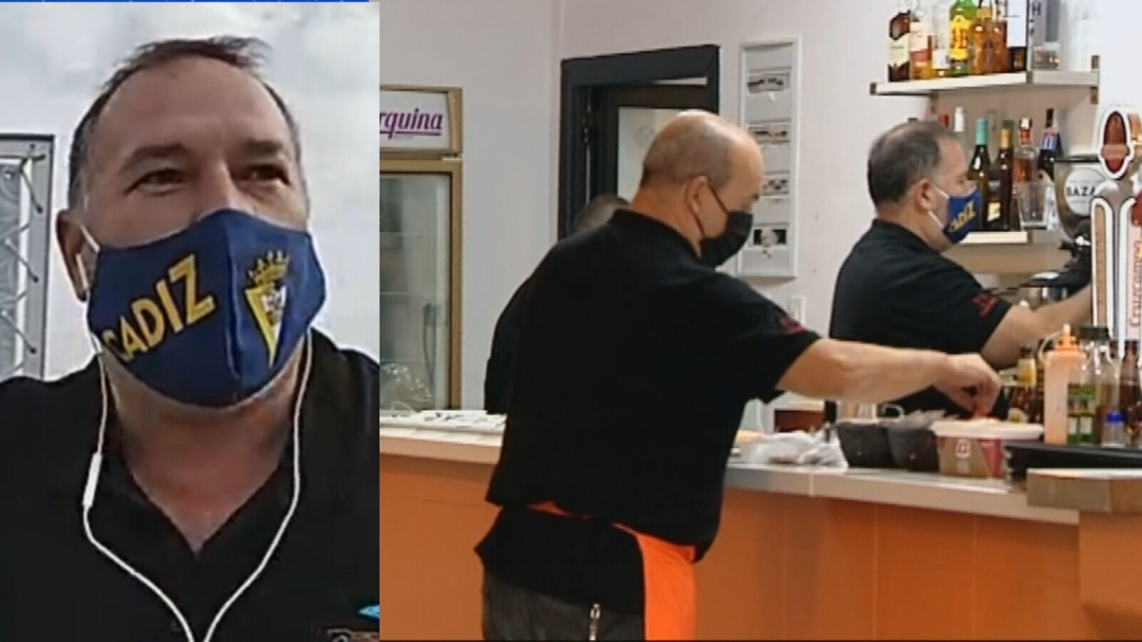 Germán abre un bar en Cádiz en plena ola de restricciones por el coronavirus: 