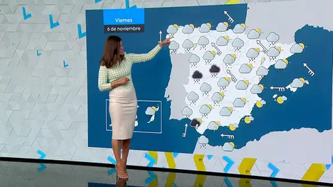 Alerta amarilla este viernes en doce comunidades por lluvia intensa y fuerte viento Alerta amarilla este viernes en doce comunidades por lluvia intensa y fuerte viento