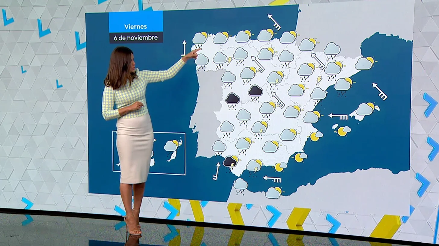 Alerta amarilla este viernes en doce comunidades por lluvia intensa y fuerte viento