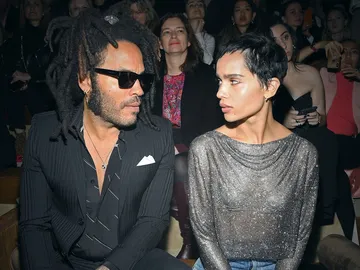 Lenny Kravitz y su hija Zoe Kravitz Lenny Kravitz y su hija Zoe Kravitz
