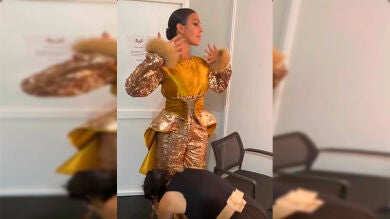 Así vivió Georgina Rodríguez su participación en 'Mask Singer' tras las cámaras del programa