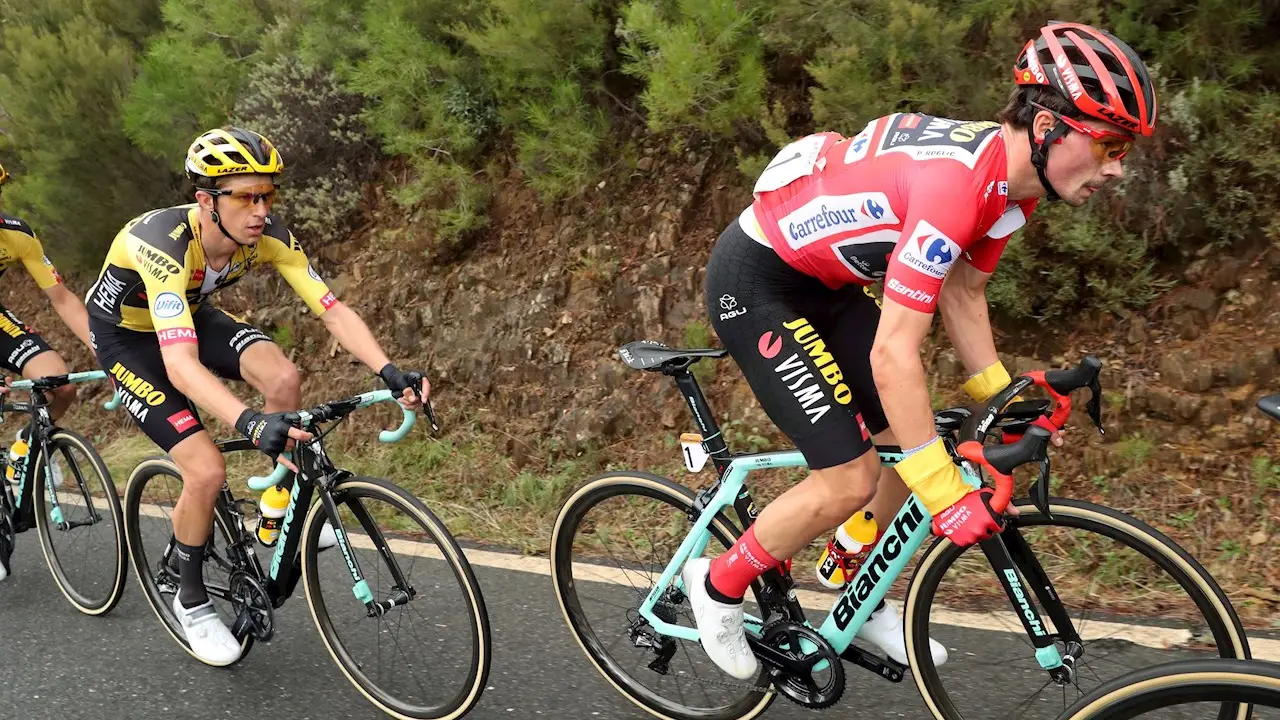 Roglic, en una etapa de la Vuelta a España Roglic, en una etapa de la Vuelta a España