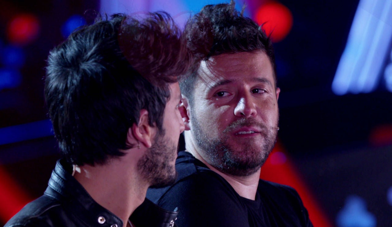 "Me estoy enamorando de él": Pablo López y Sebastián Yatra, risas y compenetración en 'La Voz'