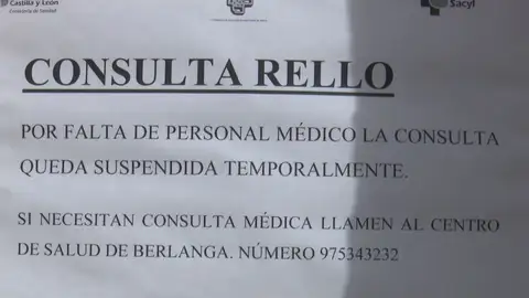 Alarmante falta de médicos en varios pueblos de Soria: "Vivimos cruzando los dedos para no ponernos malos" Alarmante falta de médicos en varios pueblos de Soria: "Vivimos cruzando los dedos para no ponernos malos"