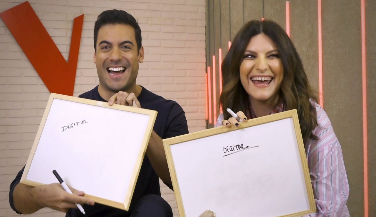 Laura Pausini y Carlos Rivera, una pareja de lo más divertida en el juego de 'La Voz': "Somos perfectos"