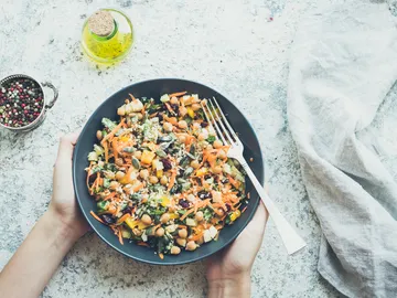 Ensalada con legumbres Ensalada con legumbres