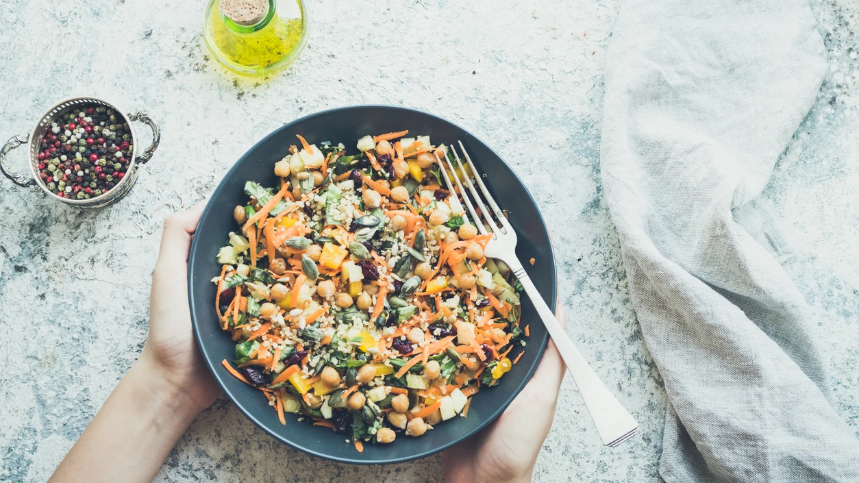Ensalada con legumbres