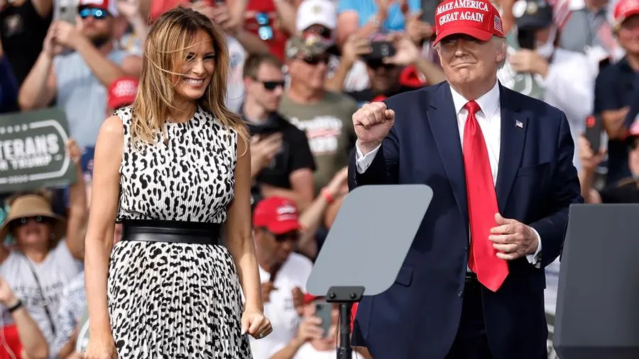 Melania y Donald Trump.