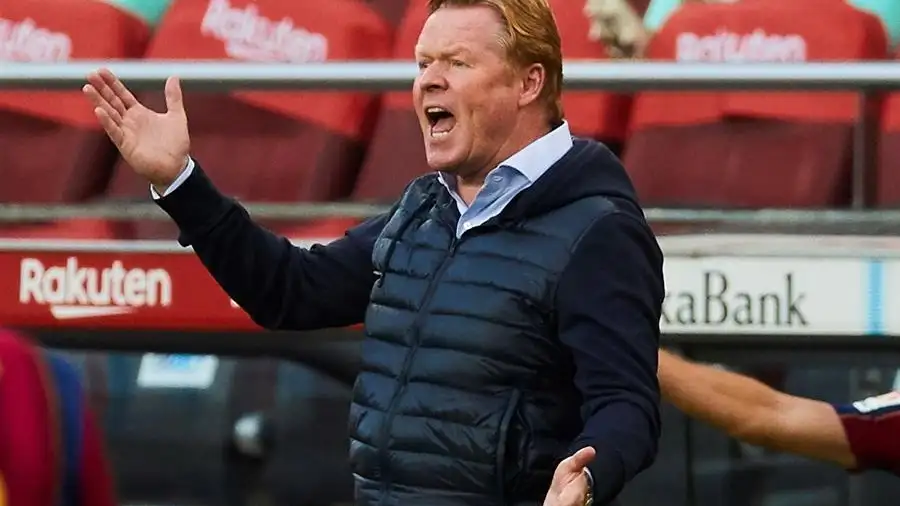 Koeman: "Entiendo que Messi se cabree, hay que respetarle mucho más" Koeman: "Entiendo que Messi se cabree, hay que respetarle mucho más"