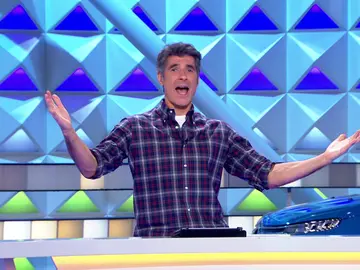 El Canijo de Jerez inunda de alegría el plató de ‘La ruleta de la suerte’: “¡Mola todo!” El Canijo de Jerez inunda de alegría el plató de ‘La ruleta de la suerte’: “¡Mola todo!”