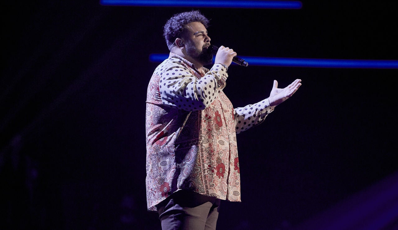 Rafael Ruiz canta ‘Mi marciana’ en la Fase Final de ‘La Voz’