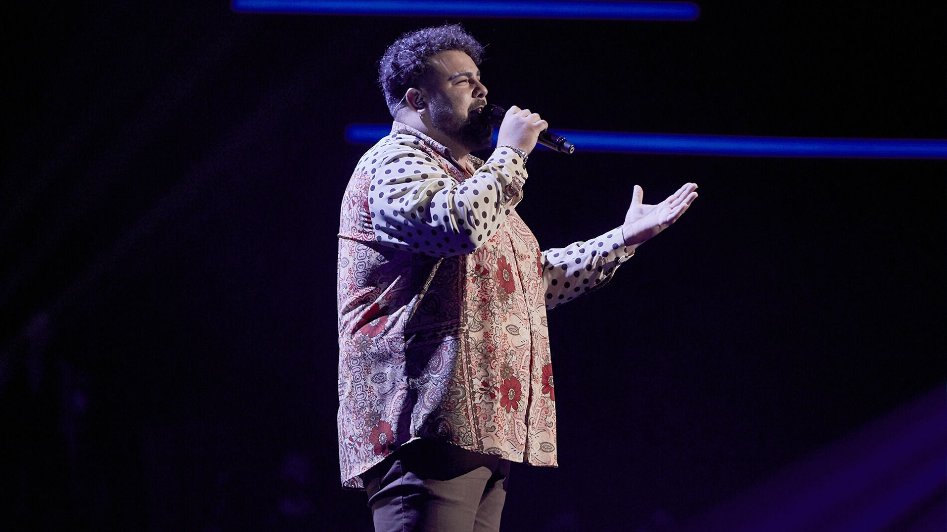 Rafael Ruiz canta ‘Mi marciana’ en la Fase Final de ‘La Voz’