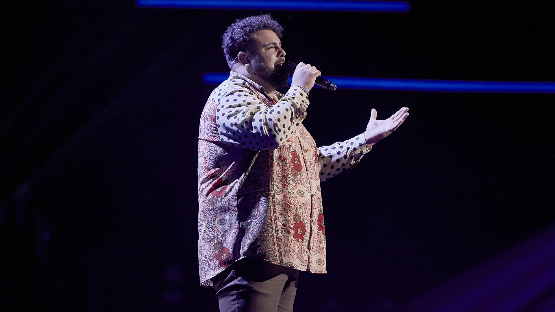 Rafael Ruiz canta ‘Mi marciana’ en la Fase Final de ‘La Voz’