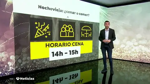 Nochevieja: ¿Cenar o comer? Nochevieja: ¿Cenar o comer?