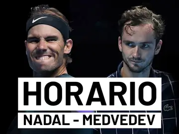 Rafa Nadal - Daniil Medvedev: Horario y dónde ver las semifinales de la ATP Finals en directo Rafa Nadal - Daniil Medvedev: Horario y dónde ver las semifinales de la ATP Finals en directo