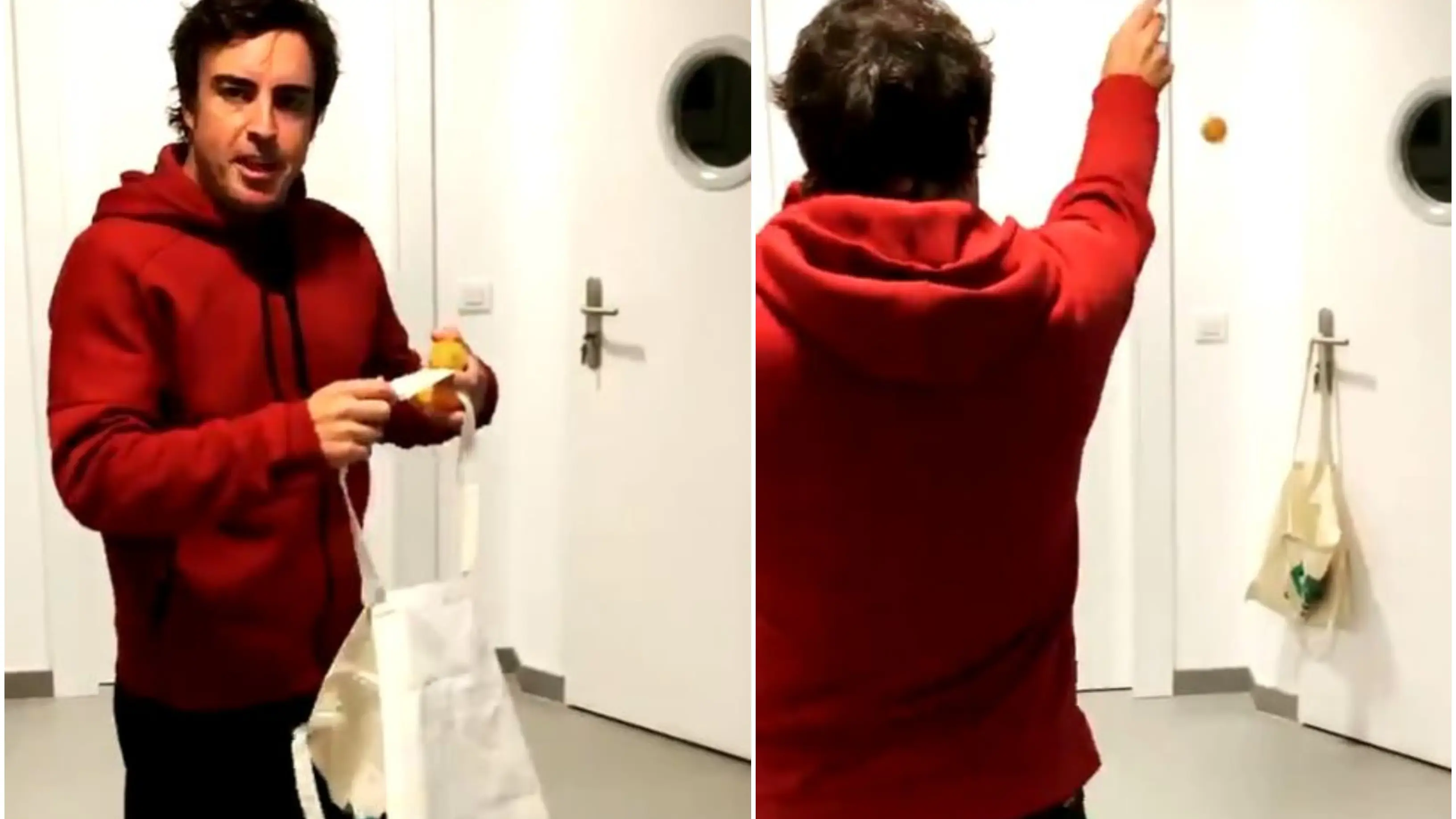Fernando Alonso se atreve con el reto de las mandarinas de Pau Gasol: &iquest;meter&aacute; canasta el asturiano? 