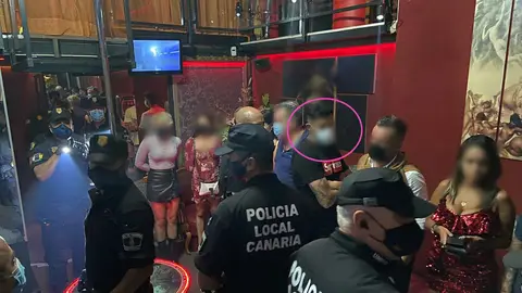 Redada policial en un club de alterne en Tenerife Redada policial en un club de alterne en Tenerife