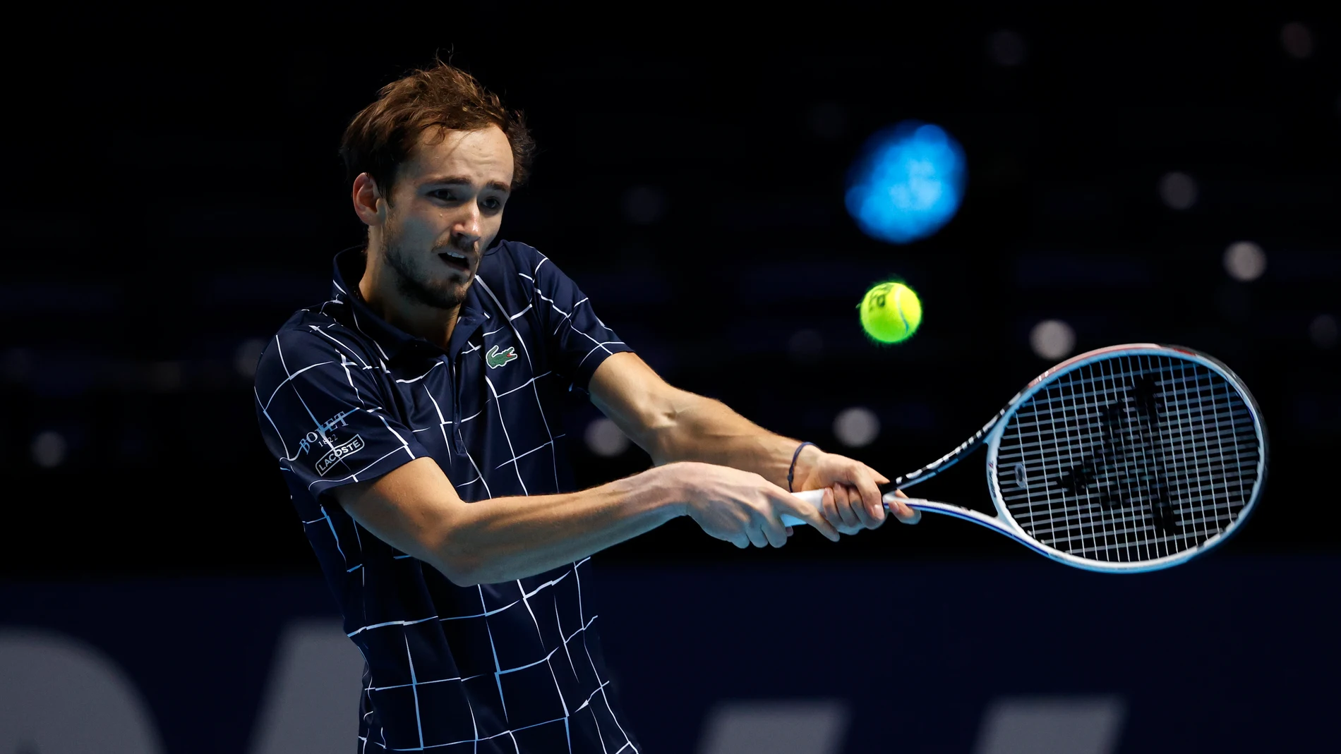 Medvedev, durante la final de la Copa de Maestros Medvedev, durante la final de la Copa de Maestros