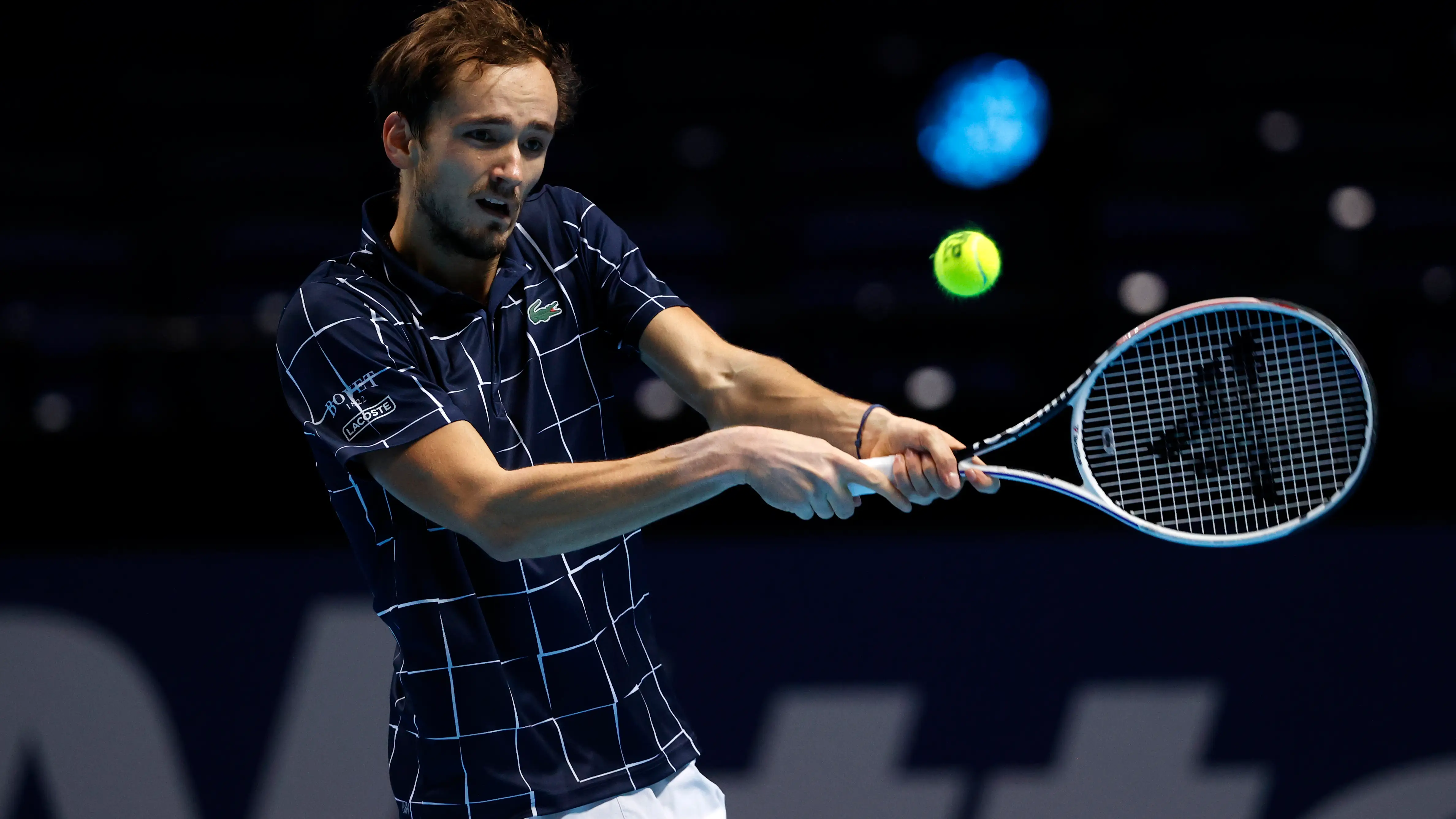 Medvedev, durante la final de la Copa de Maestros