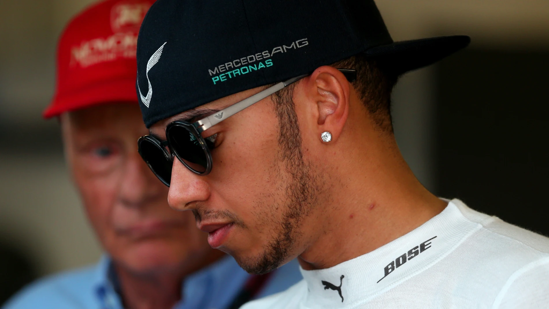 Lewis Hamilton, con Niki Lauda Lewis Hamilton, con Niki Lauda