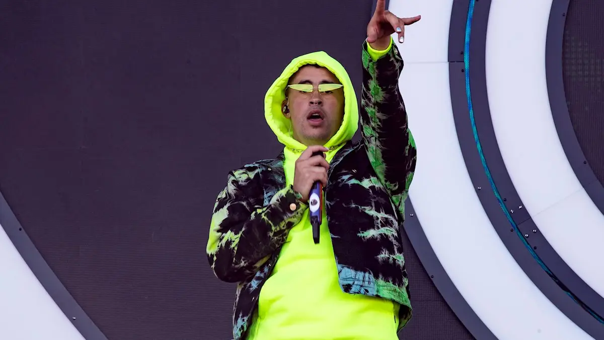 En la imagen, el cantante puertorrique&ntilde;o Bad Bunny