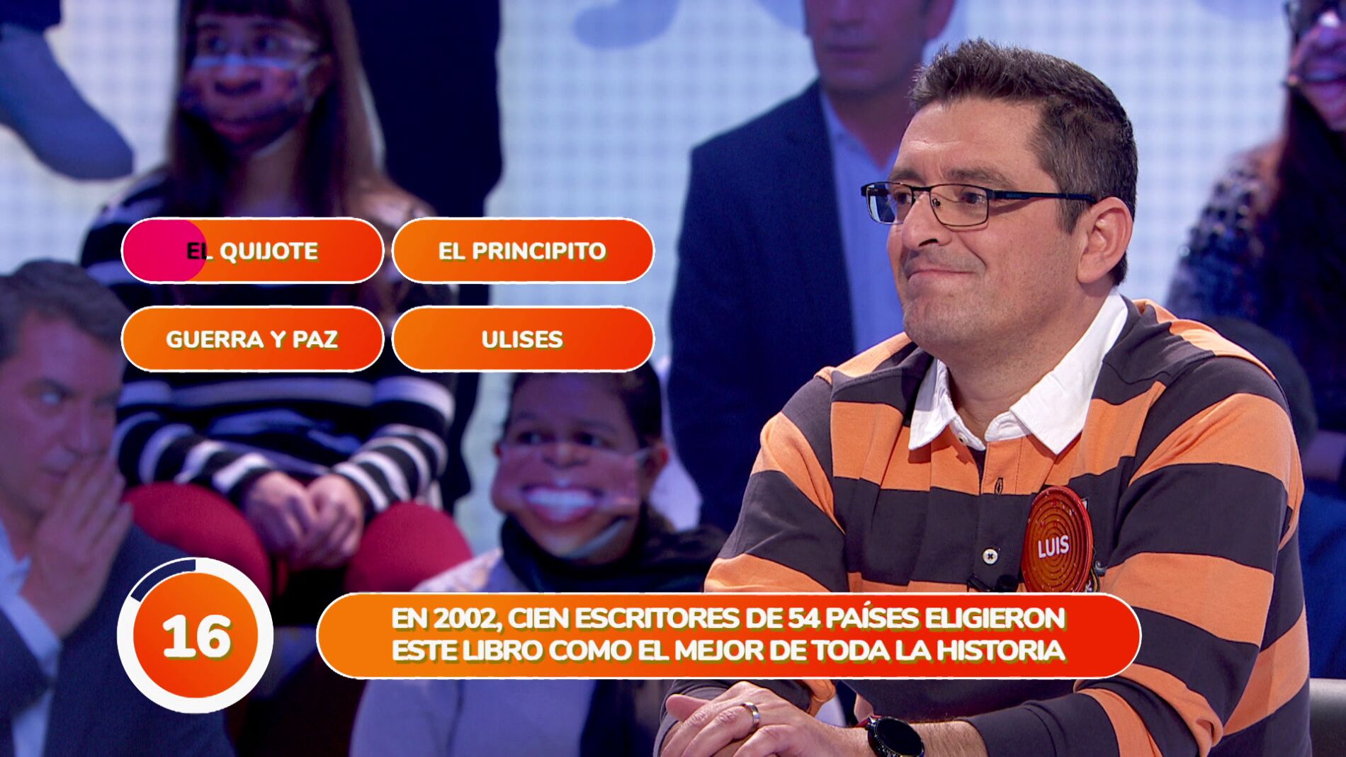 &lsquo;El Quijote&rsquo; provoca el error de Luis en una asombrosa jugada en &lsquo;Una de Cuatro&rsquo; 