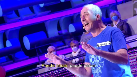 Piel de gallina con esta extraordinaria imitación de Eros Ramazzotti en el programa 2.000 de '¡Ahora caigo!' Piel de gallina con esta extraordinaria imitación de Eros Ramazzotti en el programa 2.000 de '¡Ahora caigo!'