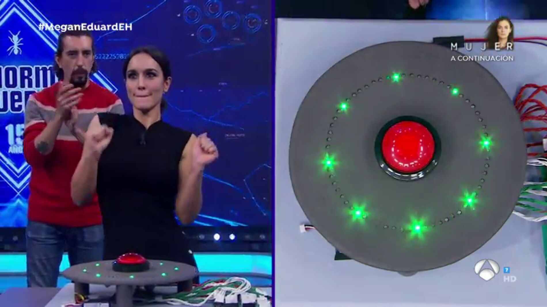 Marron pone a prueba la velocidad de reacci&oacute;n cerebral de Megan Montaner y Eduard Fern&aacute;ndez