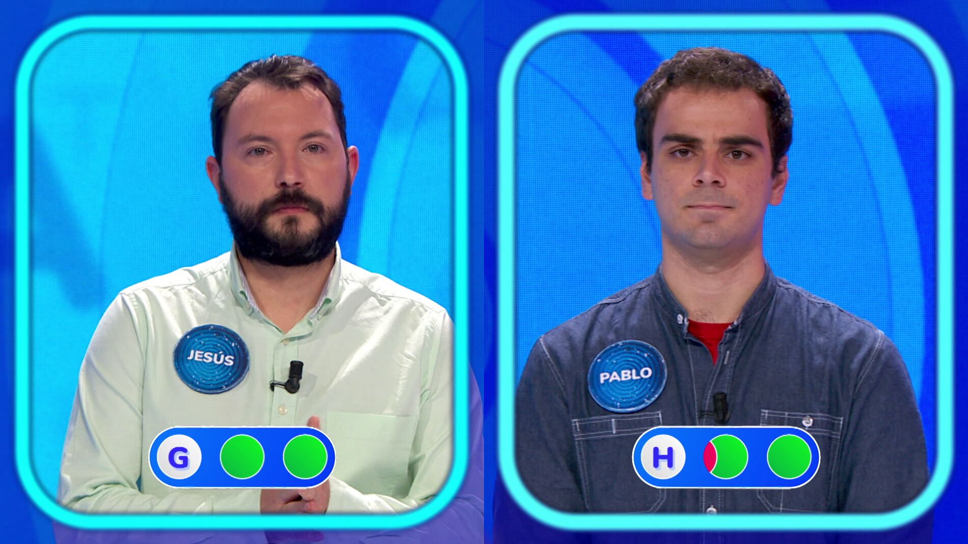 El “riesgo” de la ‘Silla Azul’: Pablo y Jesús se la juegan en un emocionante duelo en ‘Pasapalabra’ 