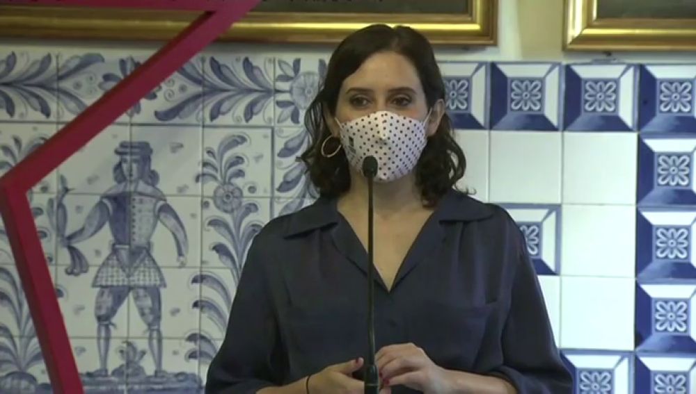 Isabel Díaz Ayuso defiende la estrategia de Madrid frente al coronavirus: "Hacer compatible la vida con la economía"
